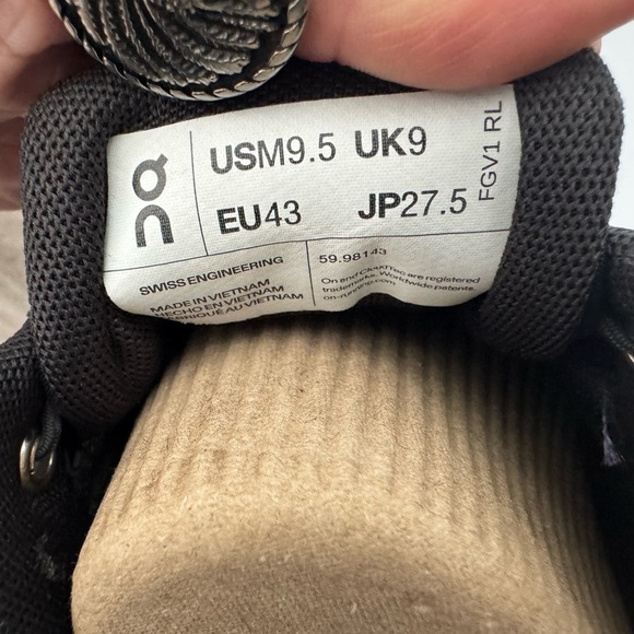 On Running Cloud 5 Waterproof Midnight Magnet Size M 9.5 or W 7.5 - 59.98143 - Picture 15 of 15